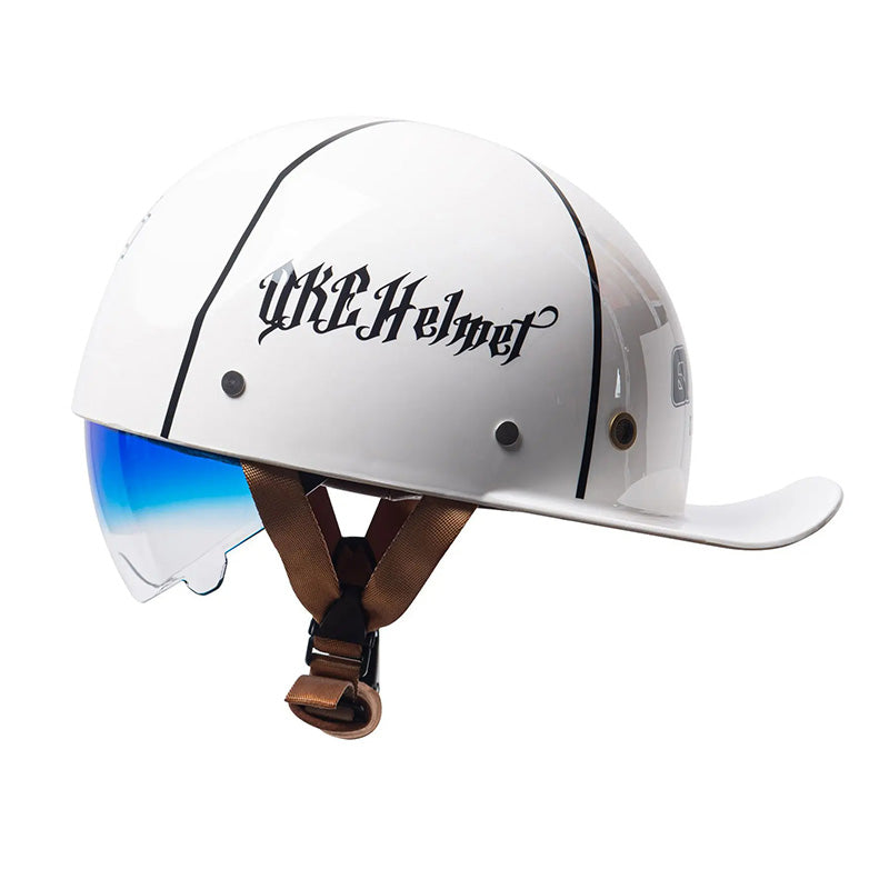 Casque de baseball pour moto homologué DOT