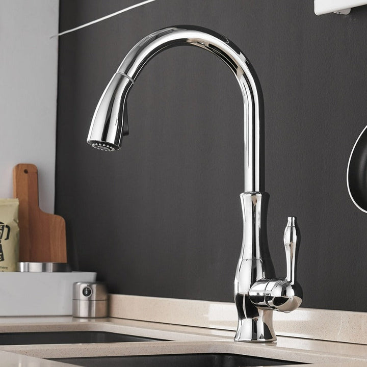 Robinet de Cuisine Rétractable | Robinet d'Évier | Robinet de Lavabo de Cuisine
