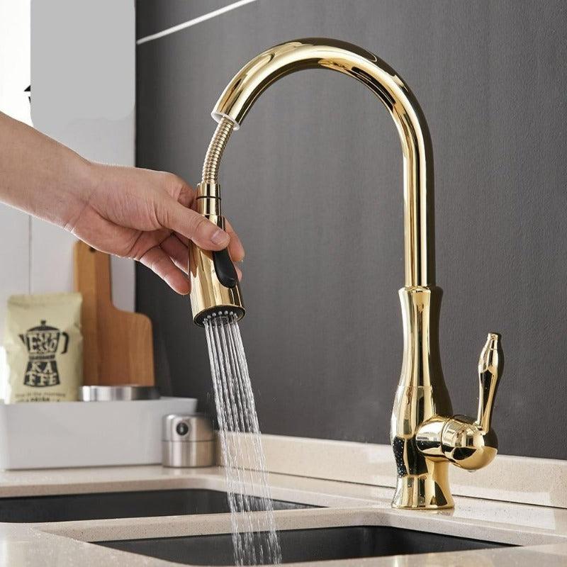 Robinet de Cuisine Rétractable | Robinet d'Évier | Robinet de Lavabo de Cuisine