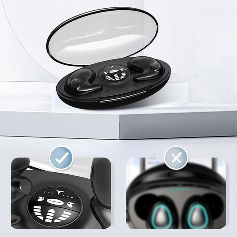 Casque de Sommeil | Ultra-Fin & Design Ergonomique | Réduction de Bruit | Étanche IPX5 | Autonomie de 24 Heures